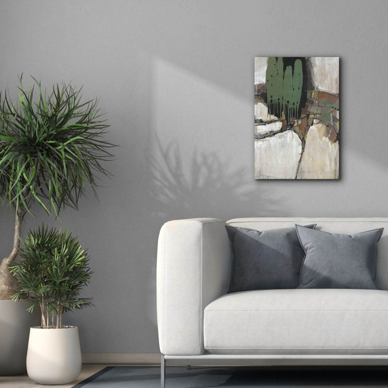 Art mural sur toile, "séparation IV" par Tim O'toole, H 26 po x l 18 po x P 0,75 po