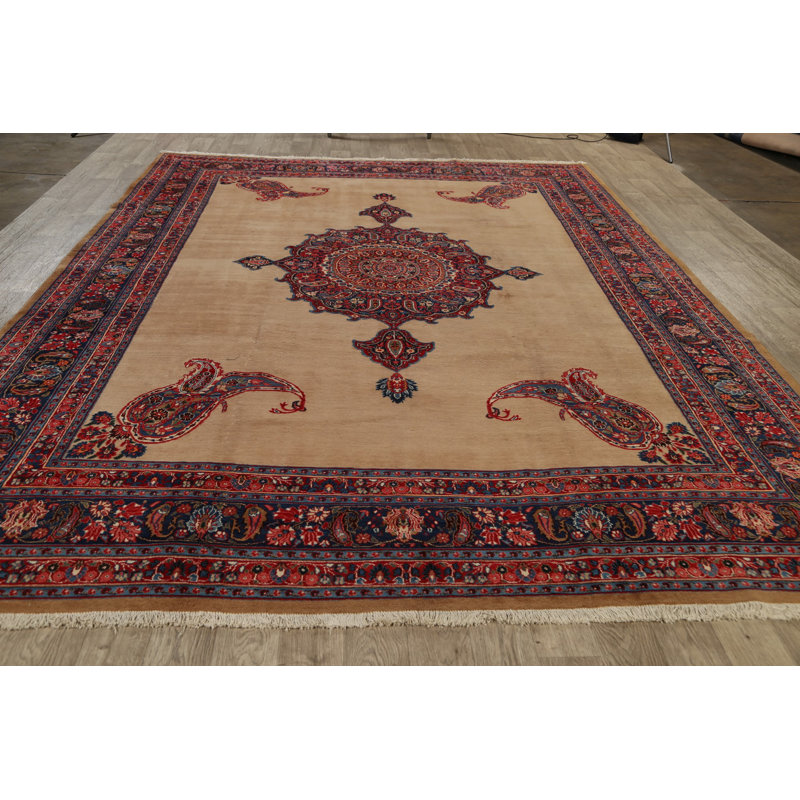 Albo One-of-a-Kind 9'9" X 13'1" 1930s Wool Area Rug in