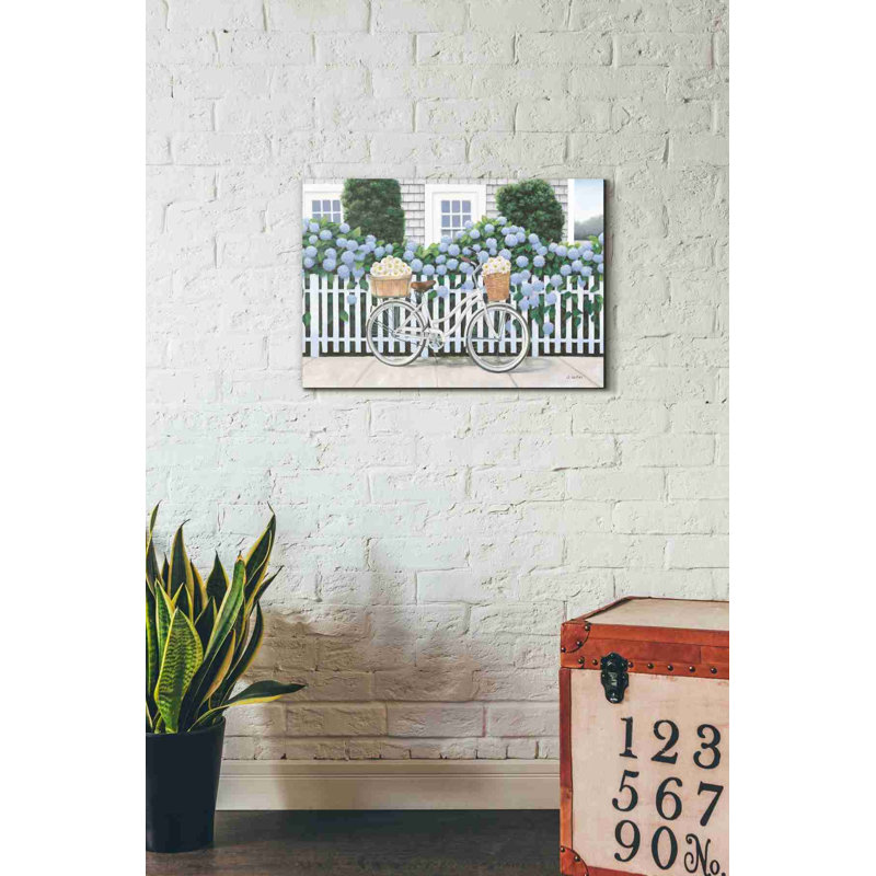 «Beach Days II» par James Wiens, art mural sur toile, H 18 po x l 26 po x P 1,5 po