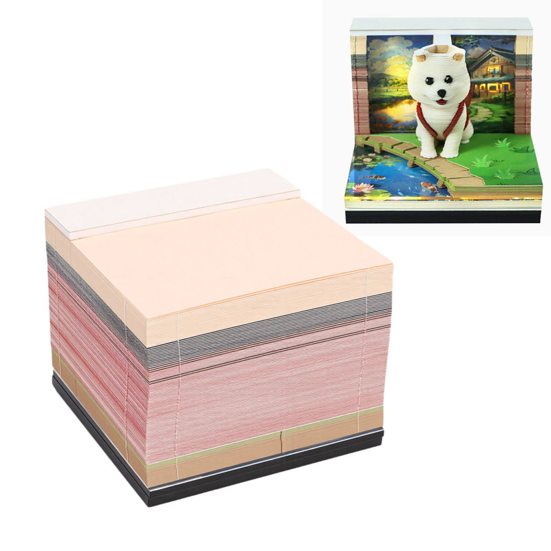 Calendrier 3D 2026 Mignon sac à dos pour chien