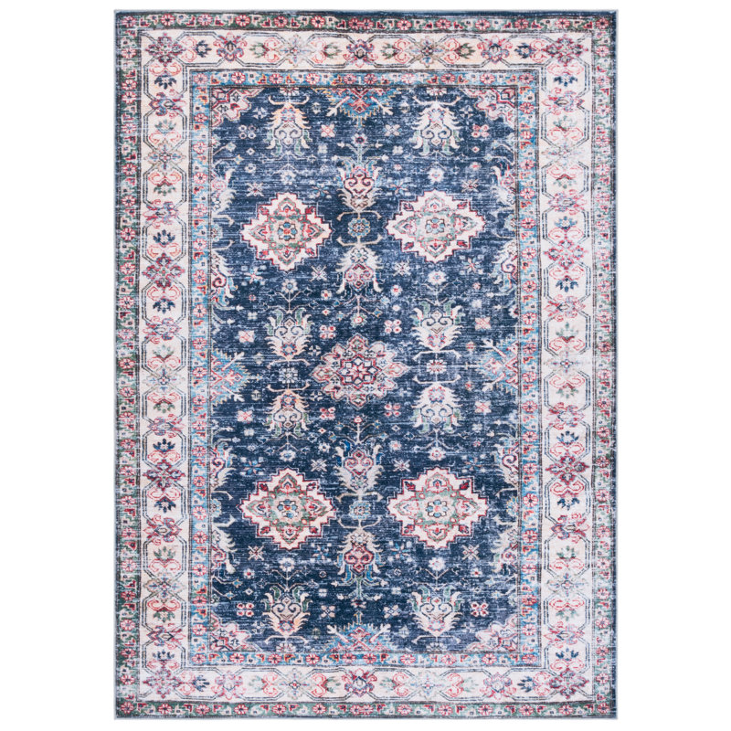 Msrw Tucson 196 Performance Machine Washable Oriental Rug, Rectangle 5' x 7'