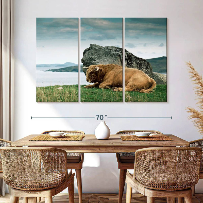 Brampt Highlander Bull, 42" H x 65" W