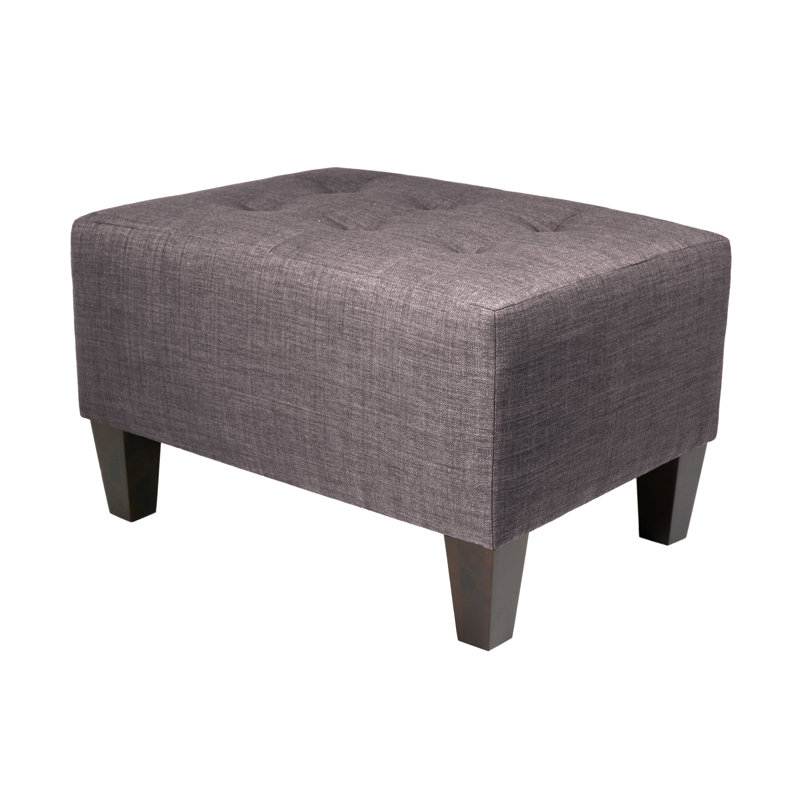 Repose-pieds cocktail Labelle, Teinte gris-rouge