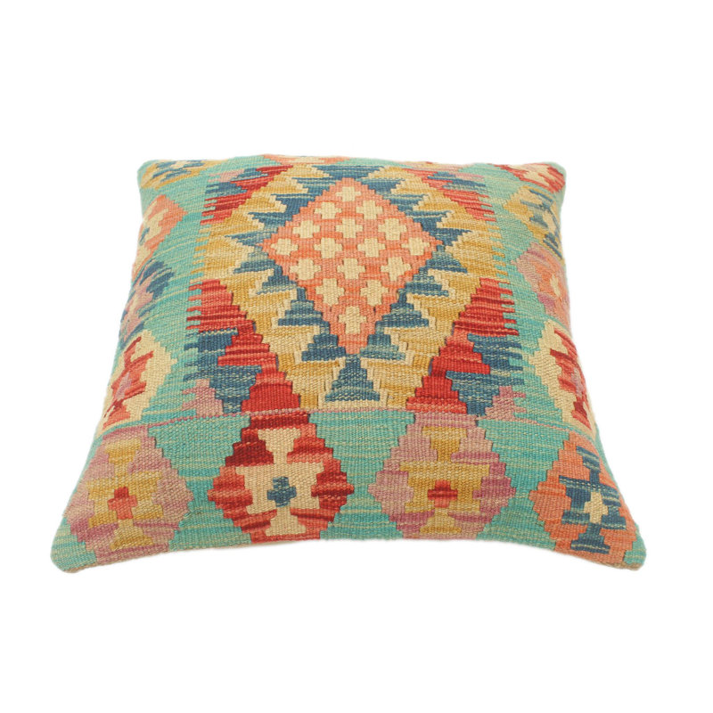 Coussin rustique en kilim tissé à la main