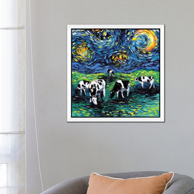 Starry Starry Pasture - Painting on Canvas