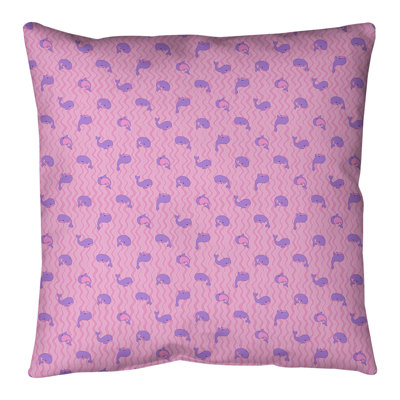 Coussin décoratif et insert Whales