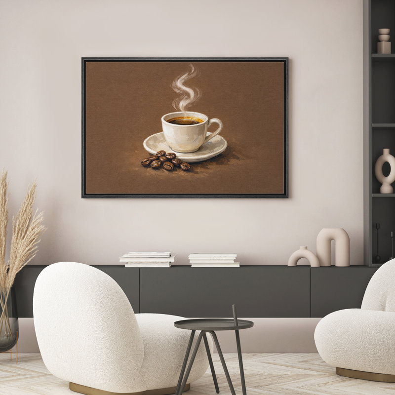 Impression sur toile de la chambre des maîtres, H 16 po x l 24 po x P 1,5 po, Noir