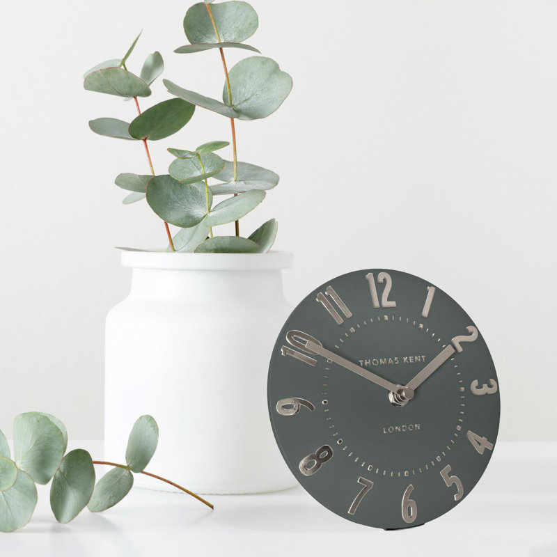 Wall Clock, 15cm H x 15cm W x 5cm D, Green