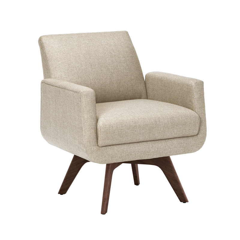 Landon Armchair, Walnut, Foam Acrylic
