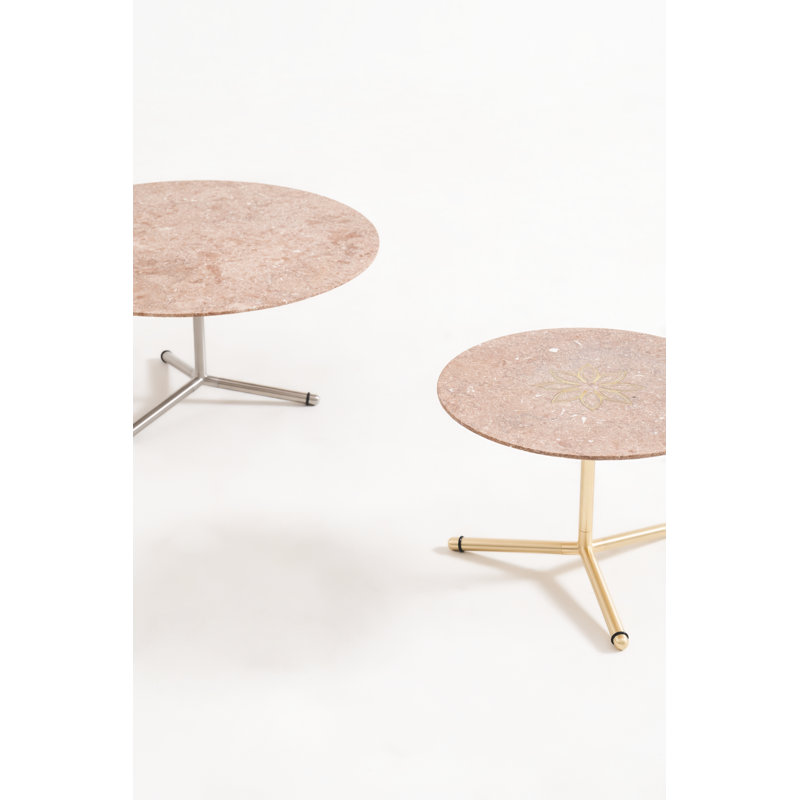 Roots Outdoor Oval Coffee Table, 17.55" D x 35.4" L x 10.6" H