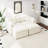 Modern Chenille Loveseat Sofa Couch With Ottoman-1360277078-1360277077