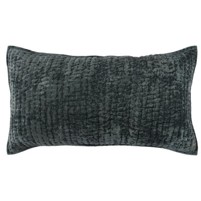 Cotton Blend Lumbar Rectangular Pillow Cover