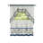Rindham Floral Swag 57" Cafe Curtain in Blue/Purple/Green-759881965