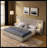 Queen Size Upholstered Bed Frame With Chenille Fabric With Pleated Design,Grounded Queen Size Platform Bed With Headboard And Solid Frame And The Bedside Table.No Box Spring Needed-Beige-423316162-423316161