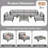 7-Piece Patio Outdoor Furniture Set With Table And Cover-1541780317-1541780289
