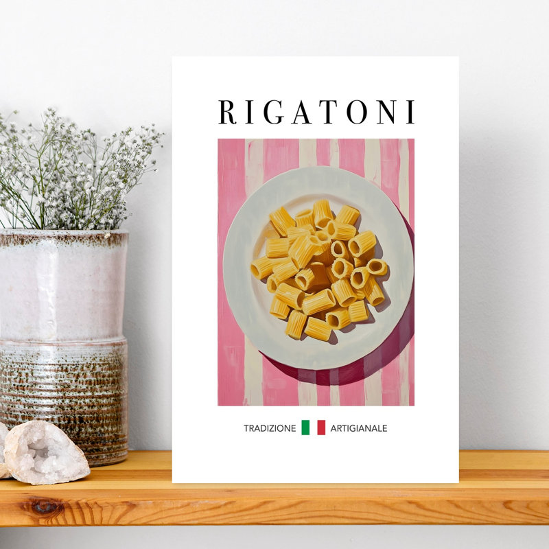 Fresh Rigatoni Still Life by Andreas Magnusson - Wrapped Canvas Print, 45.72 cm H x 30.48 cm W