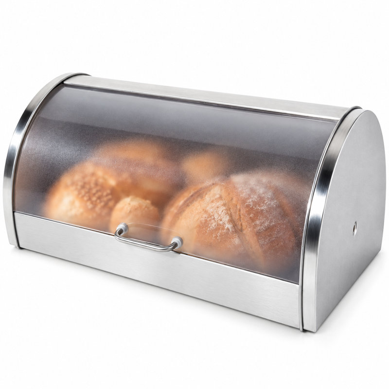 OGGI Neat Bread Box with Frosted Lid