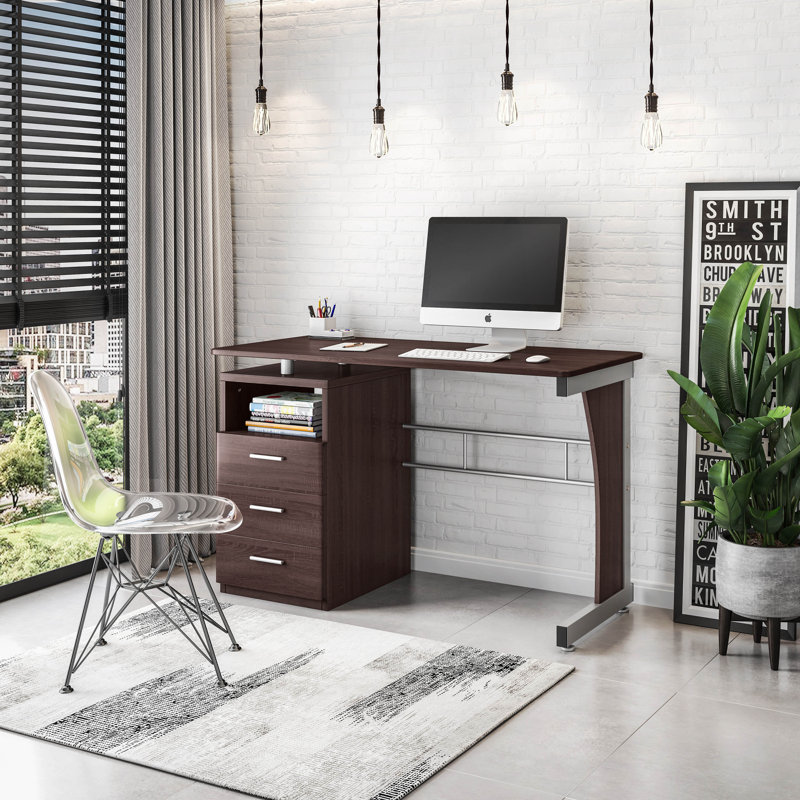 Bureau d'ordinateur avec beaucoup de rangement Techni Mobile