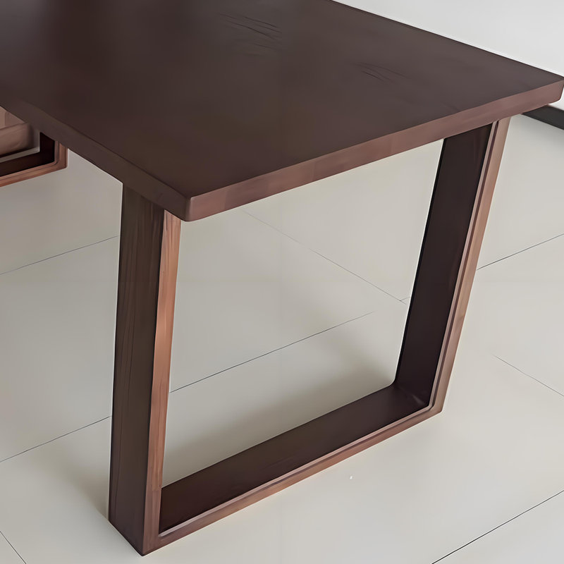 Solid Wood Dining Table Set 4 - Person Solid Wood Top Four Leg Dining Set, 29.5"H x 63"L x 31.5"W