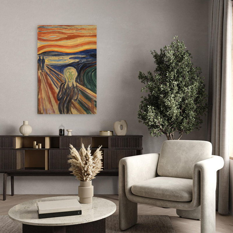 The Scream - Museum Figurative Expressionism Art, 36" H x 24" W