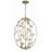 4 - Light Dimmable Lantern Globe Chandelier