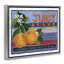 Art mural encadré sur toile flottante, oranges juteuses par Nancy Overton-408008465-408008464