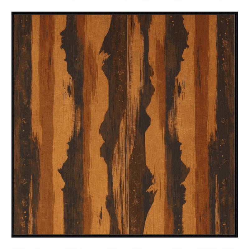 Tapis sépia, Carré 6 pi