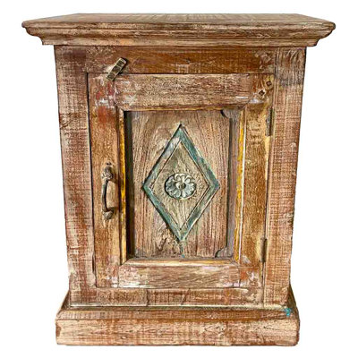 Adalbert 45cm W Solid Wood Bedside Table