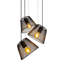 Lucey 3 - Light Black Bell Pendant