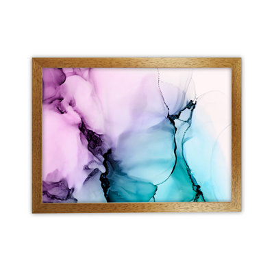 Purple Blue Watercolour Original - Painting