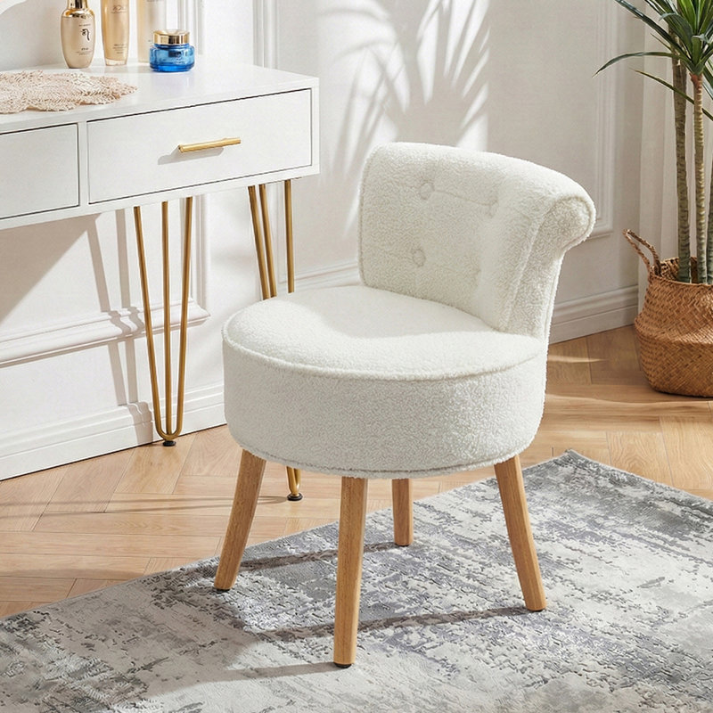 Solid Wood Accent Stool