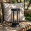 Lanternes solaires métalliques Foxflame pour l'extérieur, étanches, effet flamme breveté, lot de 2-133864804