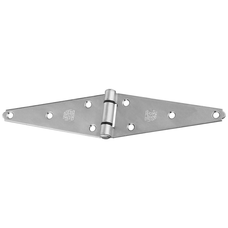 Charnière de porte simple à fixation en surface H 2,43 po x l 11,47 po