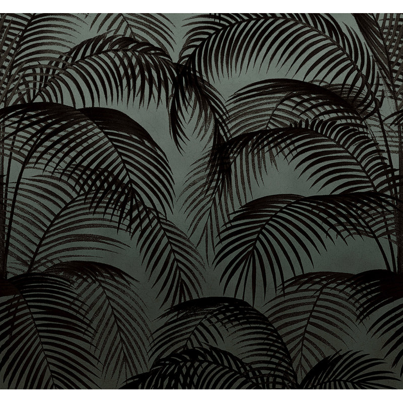 Superfresco Easy Palm Silhouette Print To Order Mural, 300cm L x 280cm W, Teal 