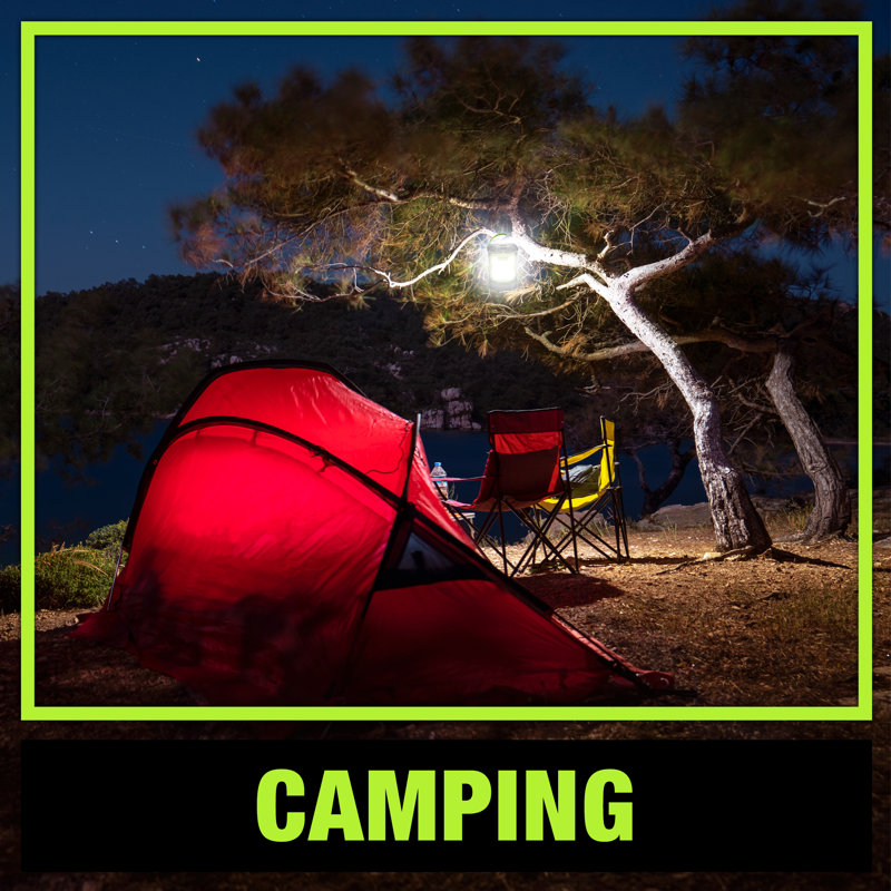 Voyager 5000 Lumen Green and Black LED Jobsite Lantern