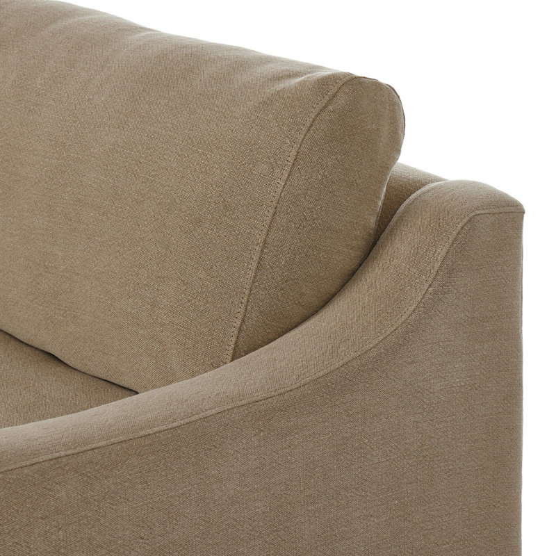 Aurelia 3-Piece Sectional, Broadway Canvas Linen 