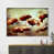 White Floater Framed