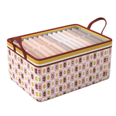 Clothes Storage Bags Large Capacity Clothes Storage Bins Foldable Closet Organizers Storage Containers With Handles Thick Fabric For Blanket Comforter