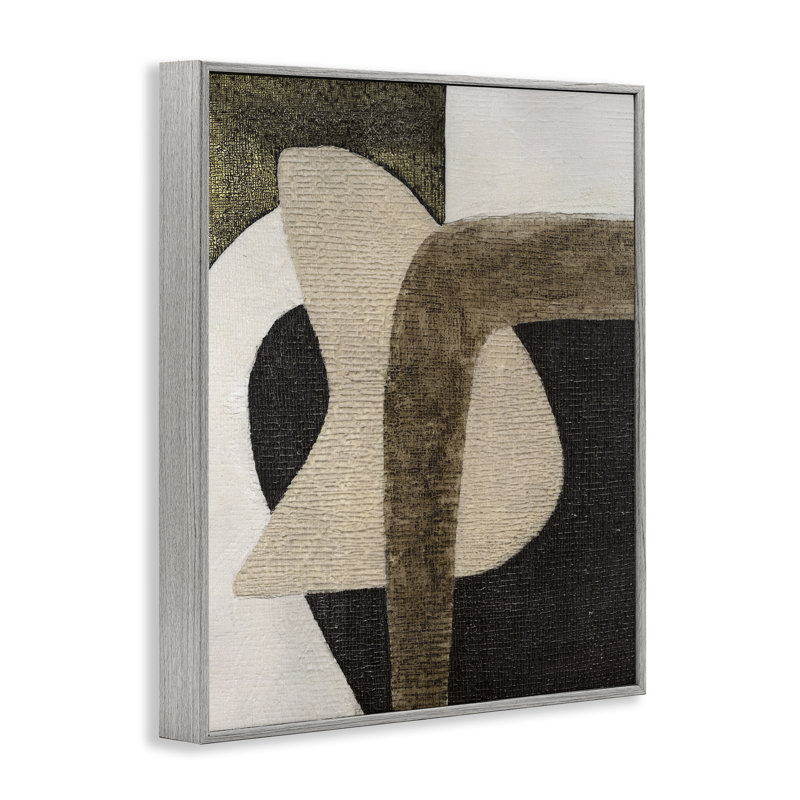 «Boho Modern Shape Pattern», art de la giclée encadrée par Vanna Lam, Estampe numérique Farmhouse, H 30 po x l 24 po