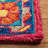 Ferrelview Hand Tufted Wool/Cotton Southwestern Rug in Blue/Red-1199644025