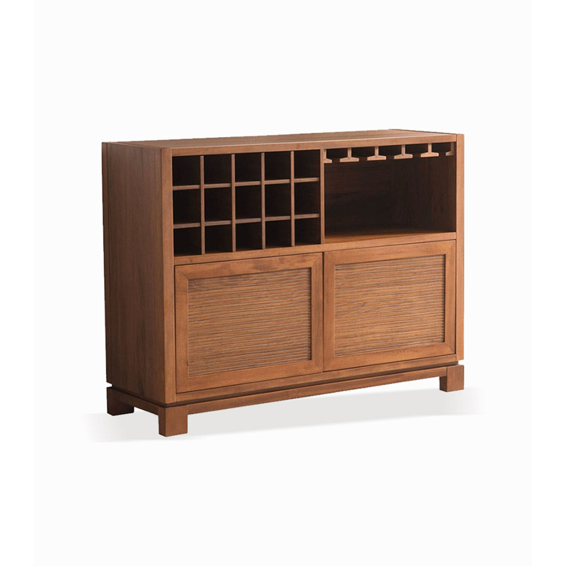 47.24" Brown Rectangular Solid Wood Wine Racks