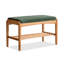 Banc rembourré vert-1090902346