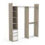 Casanas 142cm - 199cm Closet System (Can Be Cut To Fit)