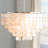 6 - Light Dimmable Tiered Chandelier