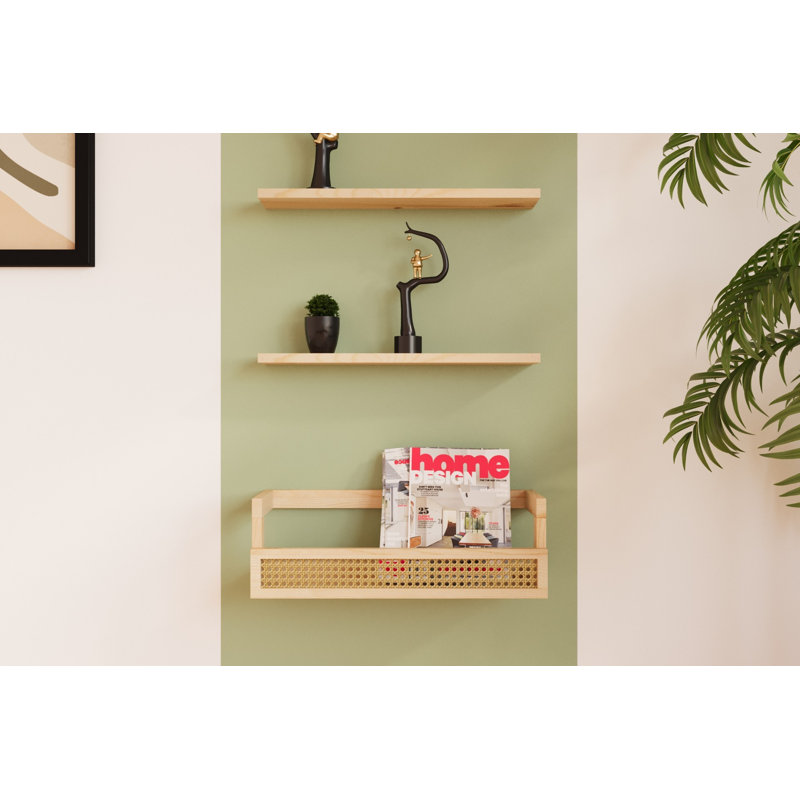 Locelso Wood Floating Shelf