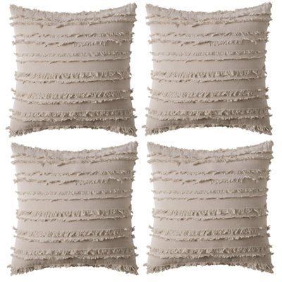 Cotton Blend Reversible Pillow Cover