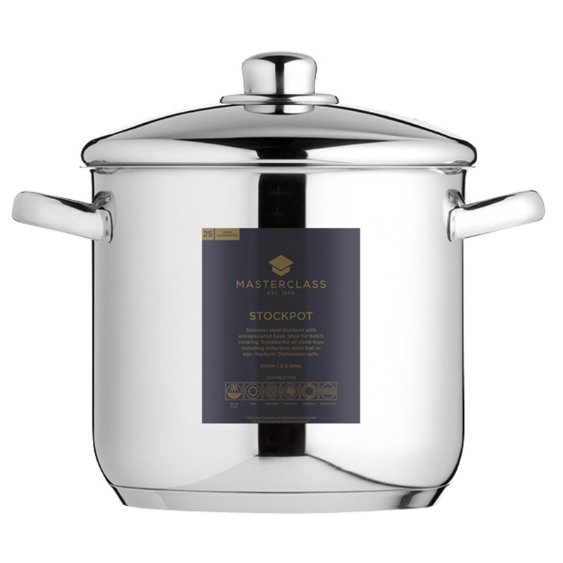 Stainless Steel Stockpot, 20 cm