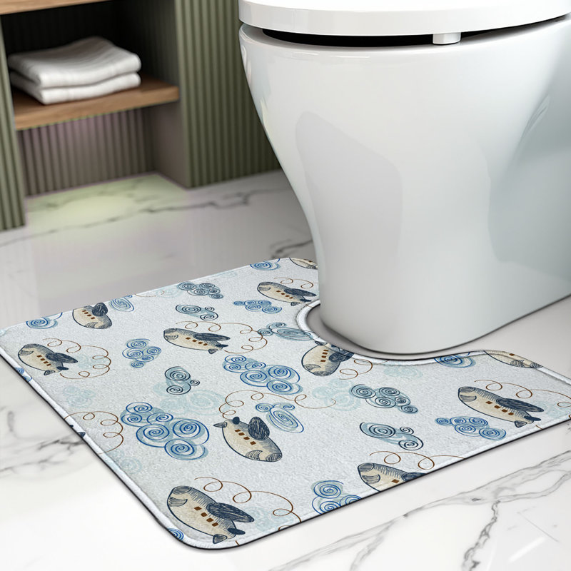 Tapis de salle de bain en U Plane