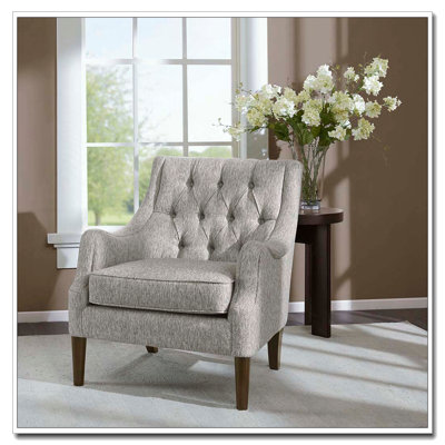 Fauteuil d'appoint capitonné