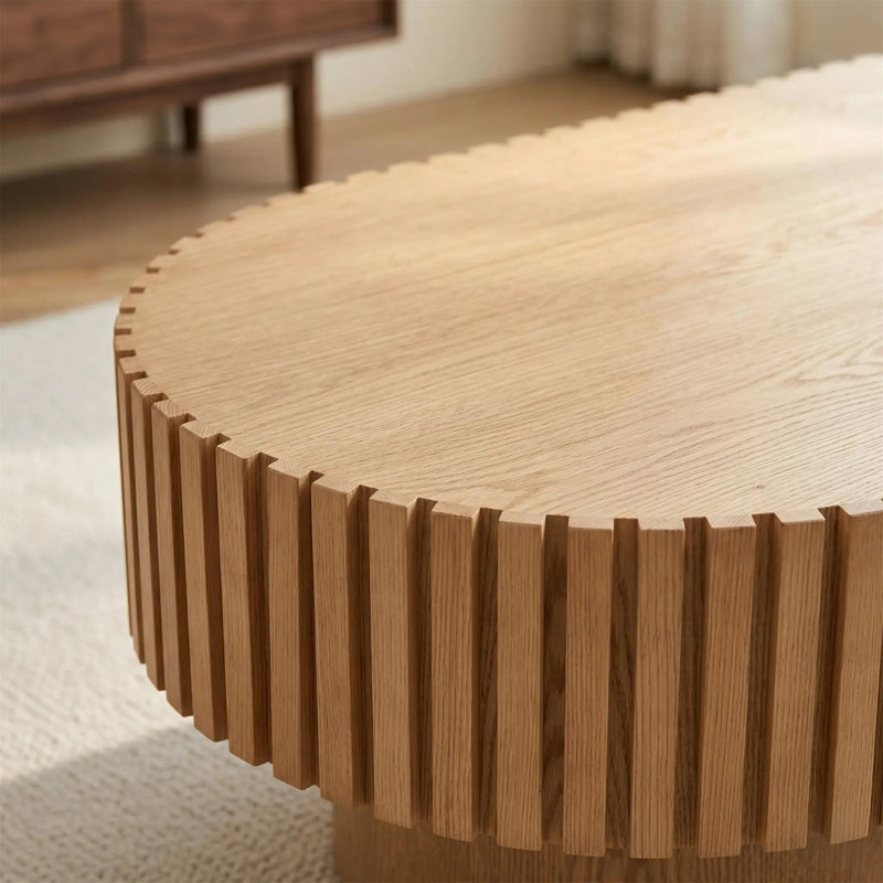 Table basse ovale